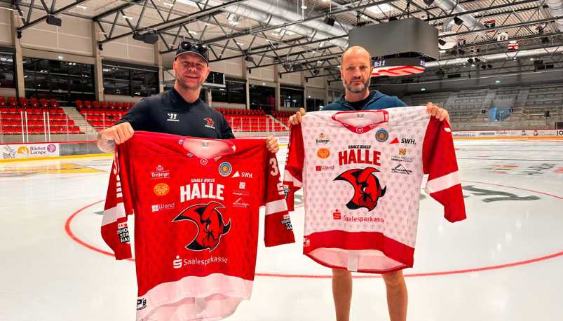 Mitteldeutsche Zeitung - Ein neues Heim- und ein neues Auswärtstrikot der Saale Bulls