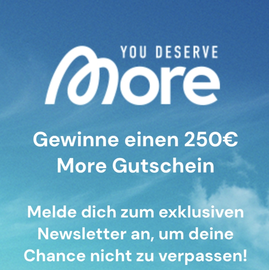 More Nutrition - Einen 250€ More Gutschein für den Onlineshop
