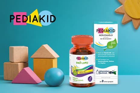 Müller - 1 von 10 PEDIAKID Alltagsbegleiter-Paketen für kleine Entdecker