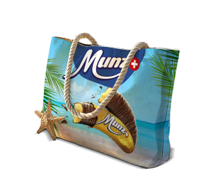 Munz - 1 von 500 Strandttaschen im Karibikdesign