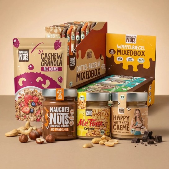 Naughty Nuts - Naughty Nuts Probierpaket im Wert von 46€