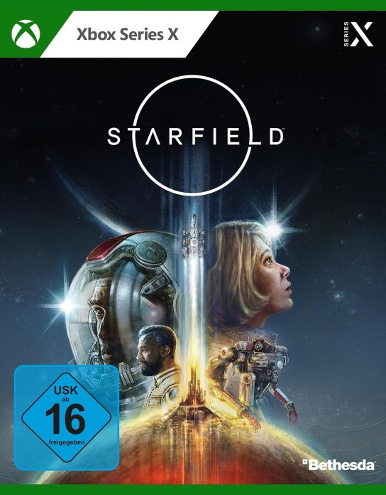 NextGenGamersnet - Fan-Paket: Starfield für die Xbox Series X mit dem Premium Upgrade im Steelbook, dazu einen Kaffeebecher, ein Notizbuch, ein Armband sowie das offizielle Kochbuch zum Spiel
