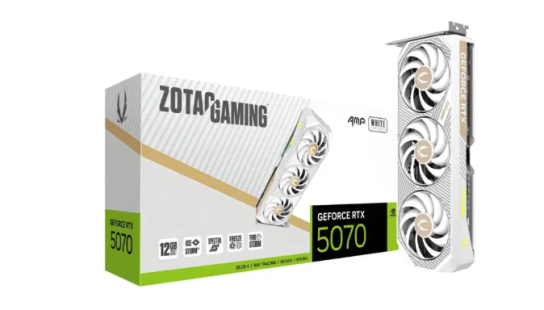 PC Welt - Eine ZOTAC GAMING GeForce RTX 5070 AMP White Edition Grafikkarte im Wert von 800€