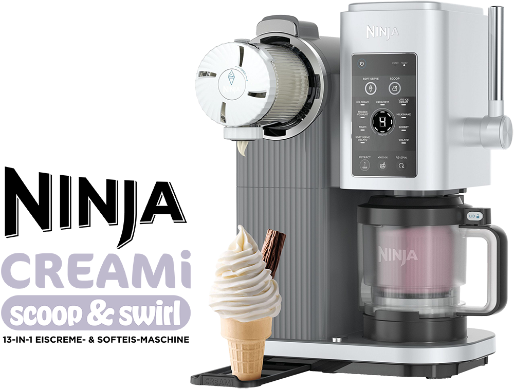 Philips - Eine von 60 Ninja Creami Scoop & Swirl Eismaschinen
