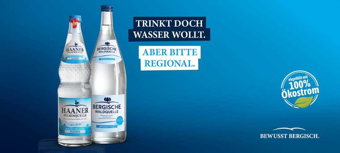 Radio RSG - 1x Gutschein für 30 Kästen Mineralwasser der Haaner Felsenquelle (Abholung nach Bedarf)