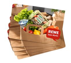 REWE - 10 x 1.000 € Einkaufsgutschein (Produktkauf)