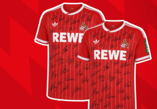 RheinEnergie - 2 handsignierte Auswärtstrikots des 1. FC Köln für die Saison 2026/27