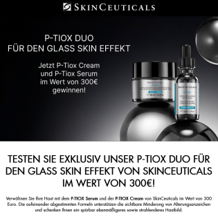 SkinCeuticals - 15 Produktpakete mit P-Tiox Cream und P-Tiox Serum im Wert von 300 €