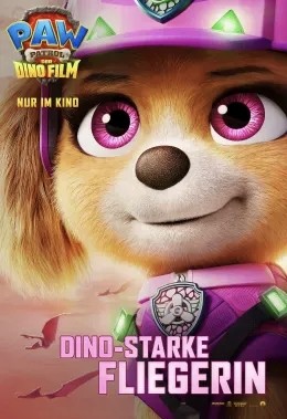 Spielfilm.de - 2 Fanpakete zu PAW Patrol: Der Dino Film bestehend aus jeweils einem Plüsch-Schlüsselanhänger, einem Walkie Talkie und 2 Kinofreikarten