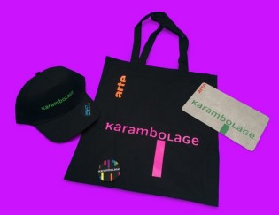 arte.tv - KaramboLaGe: einer von 10 kleinen Preisen, z. B. KaramboLaGe-Fahrradsattelschutz, -Kappe, -Flaschenöffner, -Stofftasche etc.