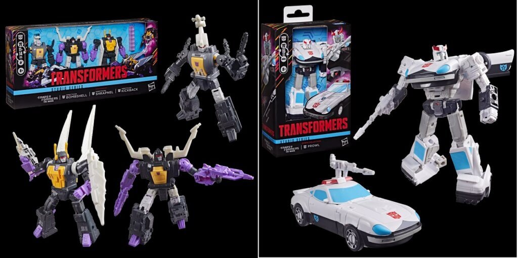 Beyond Pixels - 1x Transformers Studio Series The Transformers: The Movie MTMTE Collection Insecticon Bombshell, Insecticon Shrapnel & Insecticon Kickback 1x Transformers Studio Series MTMTE Collection The Transformers: The Movie Deluxe Class Prowl
