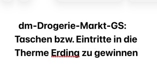 dm - 10 x 1 Hellvi Pro Large Tasche von Kapten & Son; 10 x 2 Tageskarten für die Therme Erding
