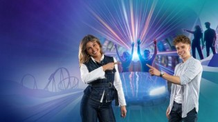 Europa-Park - Die neuen Europa-Park Klemmbausteine. Dazu gehören die Sets: Haupteingang, Panoramabahn und Voltron