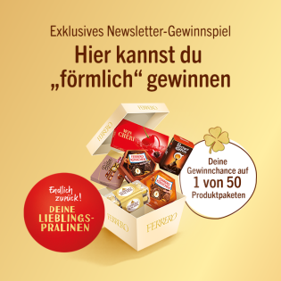Ferrero - 1 von 50 Produktpaketen der Ferrero Pralinen