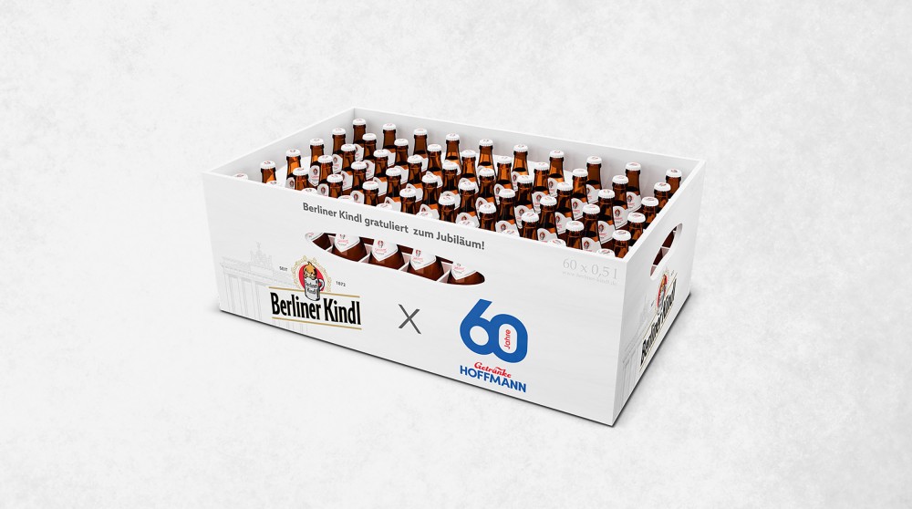 Getränke Hoffmann - 60 XXL-Bierkisten mit je 60 × 0,5 l Berliner Kindl
