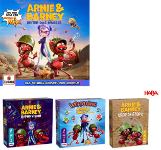 Häfft - 3 x ein Fan-Set zum Kinostart von "Arnie & Barney – Retten das Wasser"