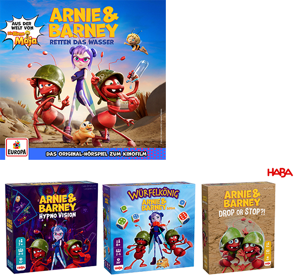 Häfft - 3 x ein Fan-Set zum Kinostart von "Arnie & Barney – Retten das Wasser"