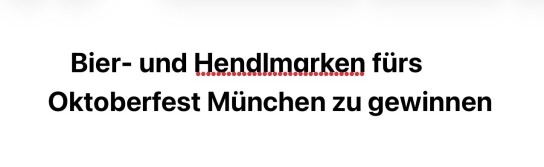 Hallo München - Bier- und Hendlmarken für die Pschorr Bräurosl für das Oktoberfest 2026 in München
