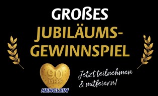 Henglein - Reisegutscheine im Wert von jeweils 3.000 Euro, einlösbar gemäß den Bedingungen des jeweiligen Gutscheinanbieters, Hochwertige Airfryer,  90 exklusive Jubi-Pakete