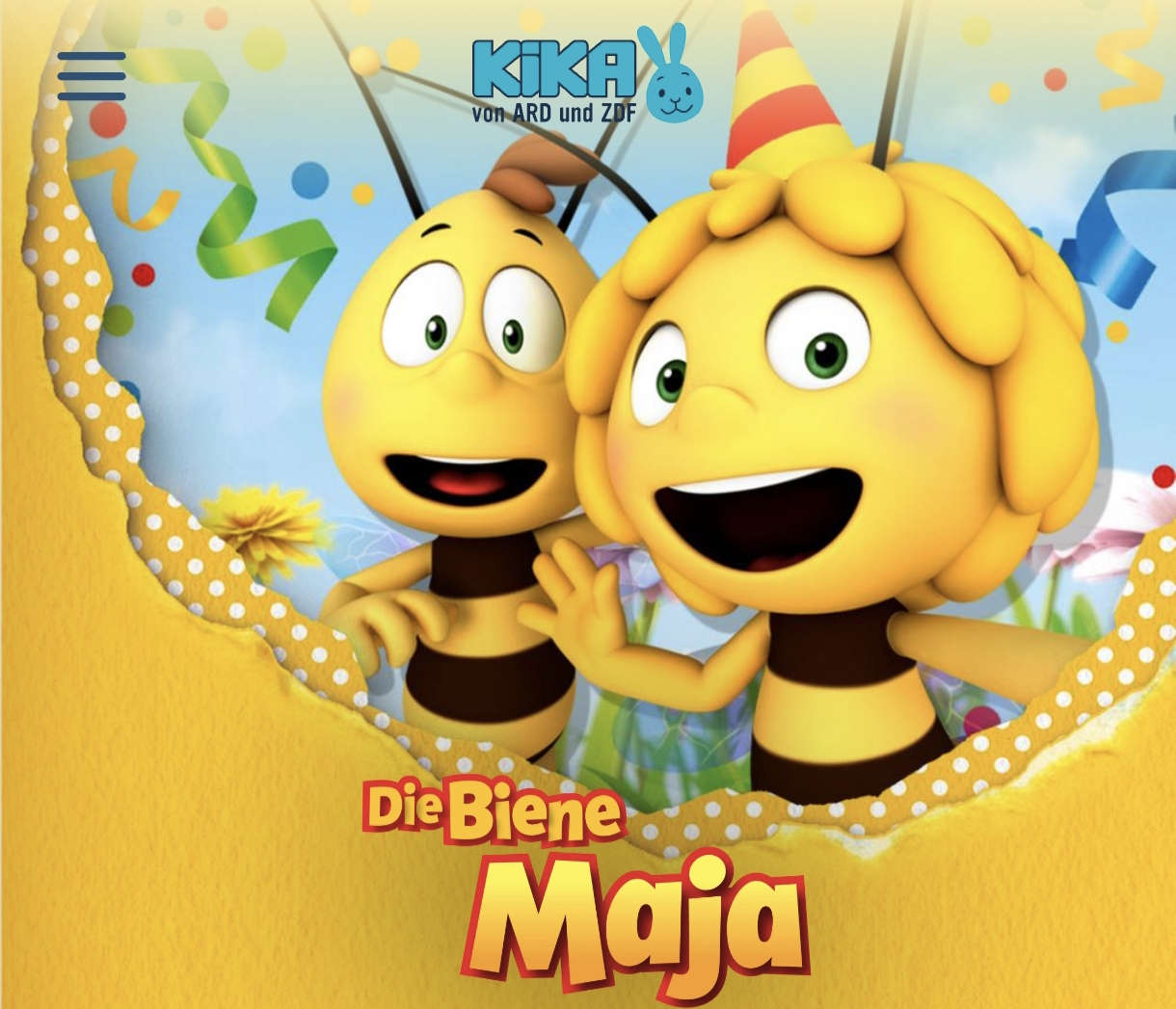 KiKA - 1 Biene Maja Paket mit einem "Die Biene Maja - Tonie" und weiteren tollen Überraschungen