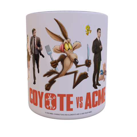 Kinder.de - 3 Fanpakete zu COYOTE VS. ACME bestehend aus einer Tasse und einem Notizbuch. & 1 x 4 Freikarten (digitale Kinogutscheine für den Film)