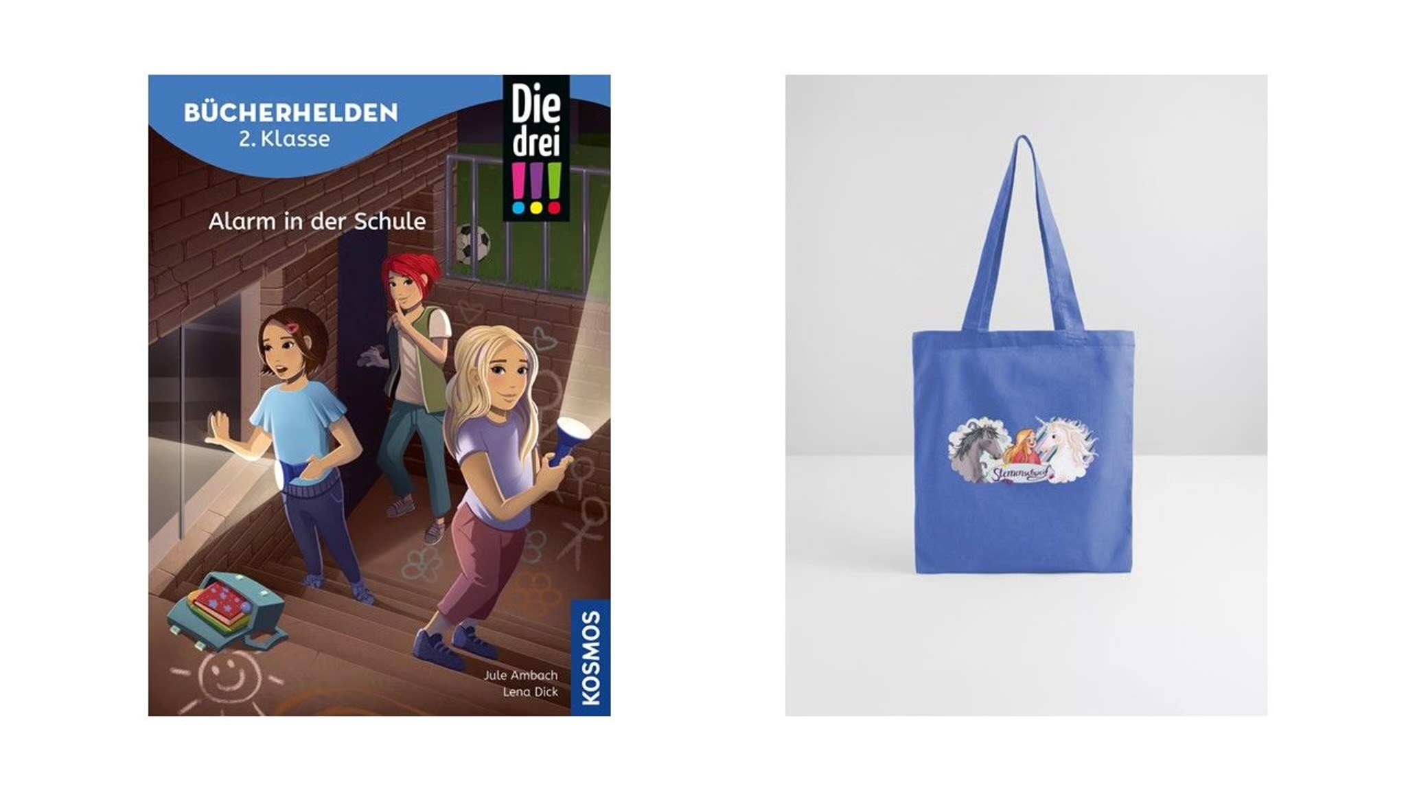 Mitteldeutsche Zeitung - 2 Lesespaß-Pakete für Kinder - mit Büchern von „Die drei ???“ + Werbeartikeln