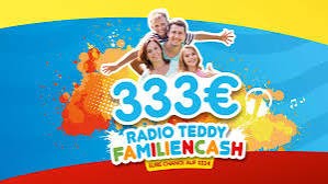 Radio Teddy - Geldgewinn von 333€ als Verrechnungsscheck