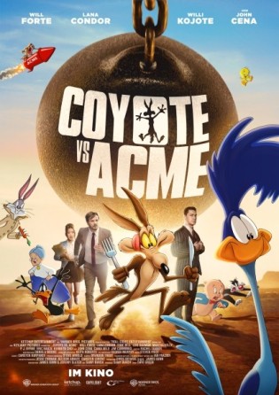 Spielfilm.de - 2 Fanpakete zum Kino-Film "Coyote vs. Acme" (Becher, Notizheft + 2 Kinogutscheine)