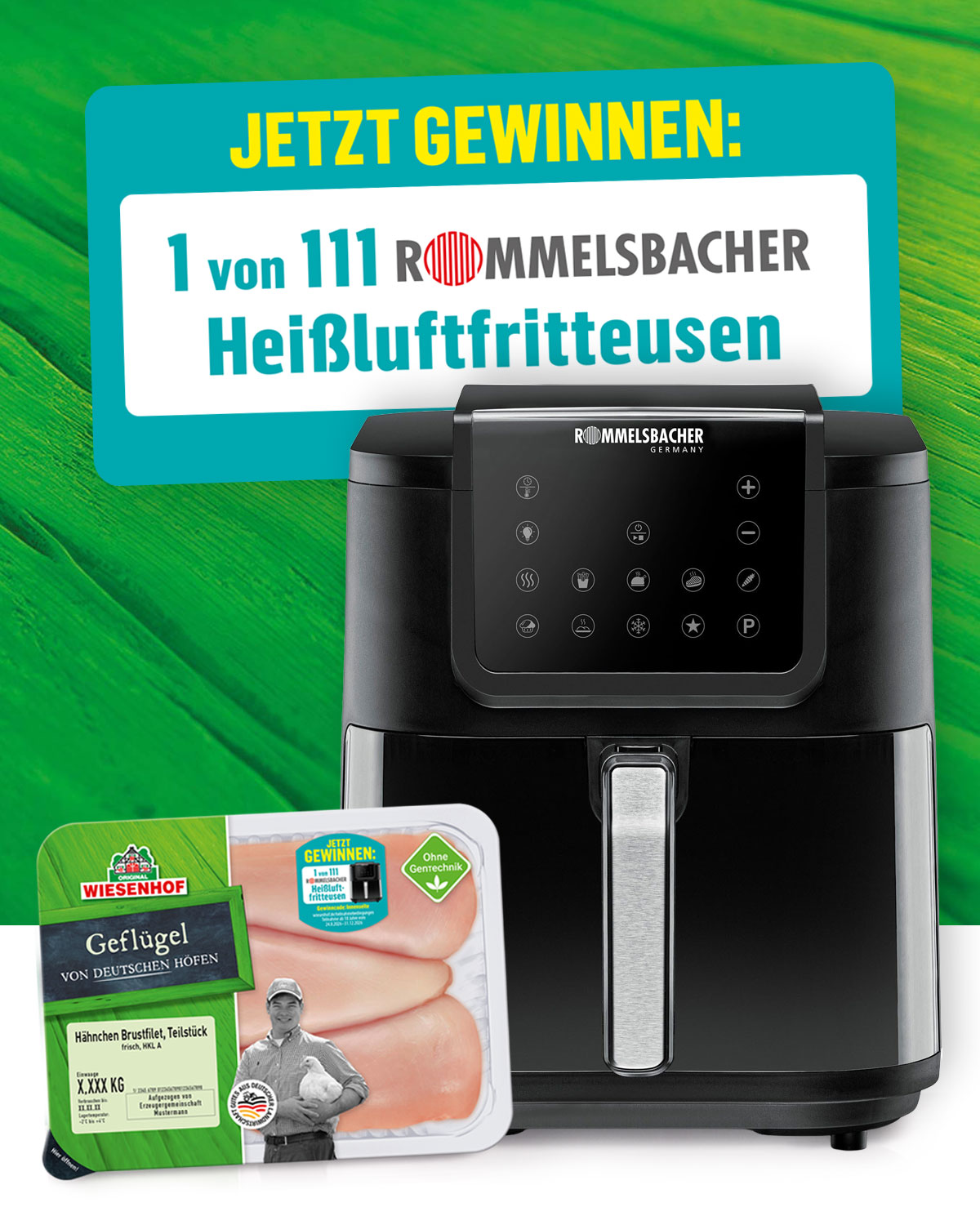 Wiesenhof - 111 Airfryer von ROMMELSBACHER