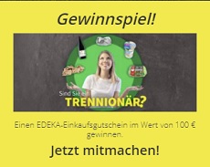 EDEKA Südwest: 3 x 100 € Einkaufsgutschein
