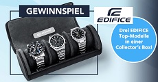 Edifice: 3 x EDIFICE Collector‘s Boxen werden verlost!