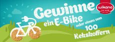Wikana: ein E-Bike oder eines von 100 Kekspaketen Wikana: ein E-Bike oder eines von 100 Kekspaketen