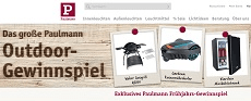 Paulmann: 2 x Gardena Rasenmähroboter, Weber Gasgrill, Klarstein Eismaschine und viele weitere Preise Paulmann: 2 x Gardena Rasenmähroboter, Weber Gasgrill, Klarstein Eismaschine und viele weitere Preise