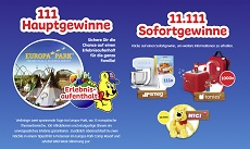 Haribo: 111 x Europa-Park Erlebnisaufenthalte & 11.111 Familien Sofortgewinne