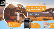 Just Spices: Afrika Reise im Wert von 10.000 Euro, zehn Napoleon Gasgrills und mehr