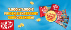 Nestlé & KitKat: Bargeldpreise im Gesamtwert von 1 Million €