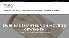 reisenExclusiv: zwei hochwertige Bademäntel von Möve gewinnen