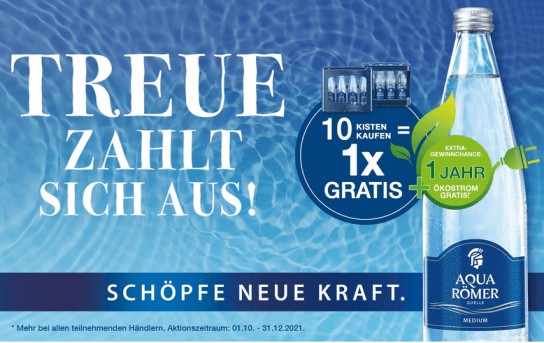 AQUA RÖMER QUELLE Kiste gratis testen AQUA RÖMER QUELLE Kiste gratis testen