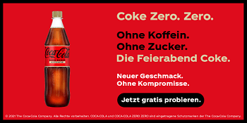 Coca-Cola Zero koffeinfrei gratis testen Coca-Cola Zero koffeinfrei gratis testen