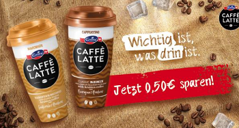 Emmi CAFFÈ LATTE mit 0,50 € Cashback Emmi CAFFÈ LATTE mit 0,50 € Cashback
