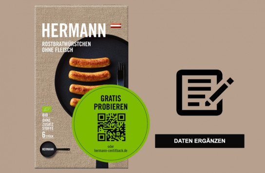 HERMANN Fleischlos Produkte gratis testen HERMANN Fleischlos Produkte gratis testen