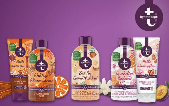 t: by tetesept Dusche oder Schaumbad gratis testen t: by tetesept Dusche oder Schaumbad gratis testen