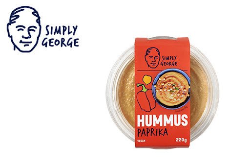Simply George Hummus Paprika gratis testen Simply George Hummus Paprika gratis testen
