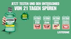 LISTERINE Vorteilspack gratis testen LISTERINE Vorteilspack gratis testen