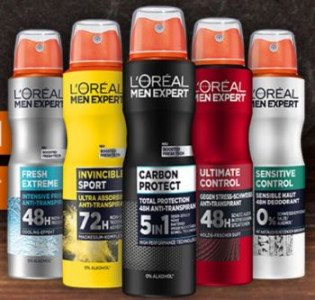 L'Oréal Men Expert Deo Sprays gratis testen L'Oréal Men Expert Deo Sprays gratis testen