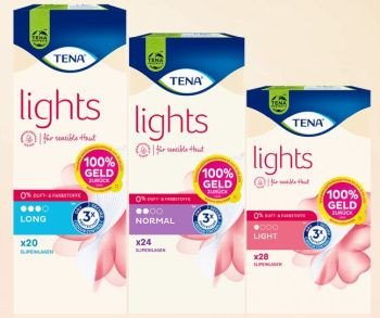 Tena Lights gratis testen Tena Lights gratis testen