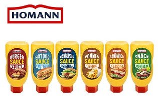 HOMANN Snack-Saucen mit 1,00 € Cashback HOMANN Snack-Saucen mit 1,00 € Cashback