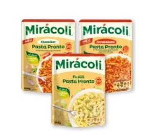 Mirácoli Pasta Pronto mit 0,50 € Sofortrabatt Mirácoli Pasta Pronto mit 0,50 € Sofortrabatt