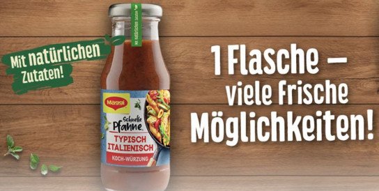 MAGGI Schnelle Pfanne gratis testen MAGGI Schnelle Pfanne gratis testen