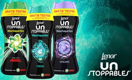 Lenor Unstoppable gratis testen Lenor Unstoppable gratis testen
